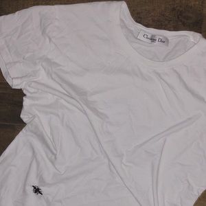 Christian Dior males size small white tee